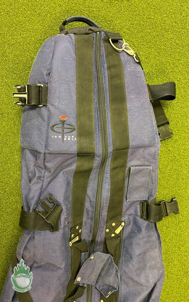 Used Ingear Golf Blue Golf Bag Travel Case with Wheels · SwingPoint Golf®