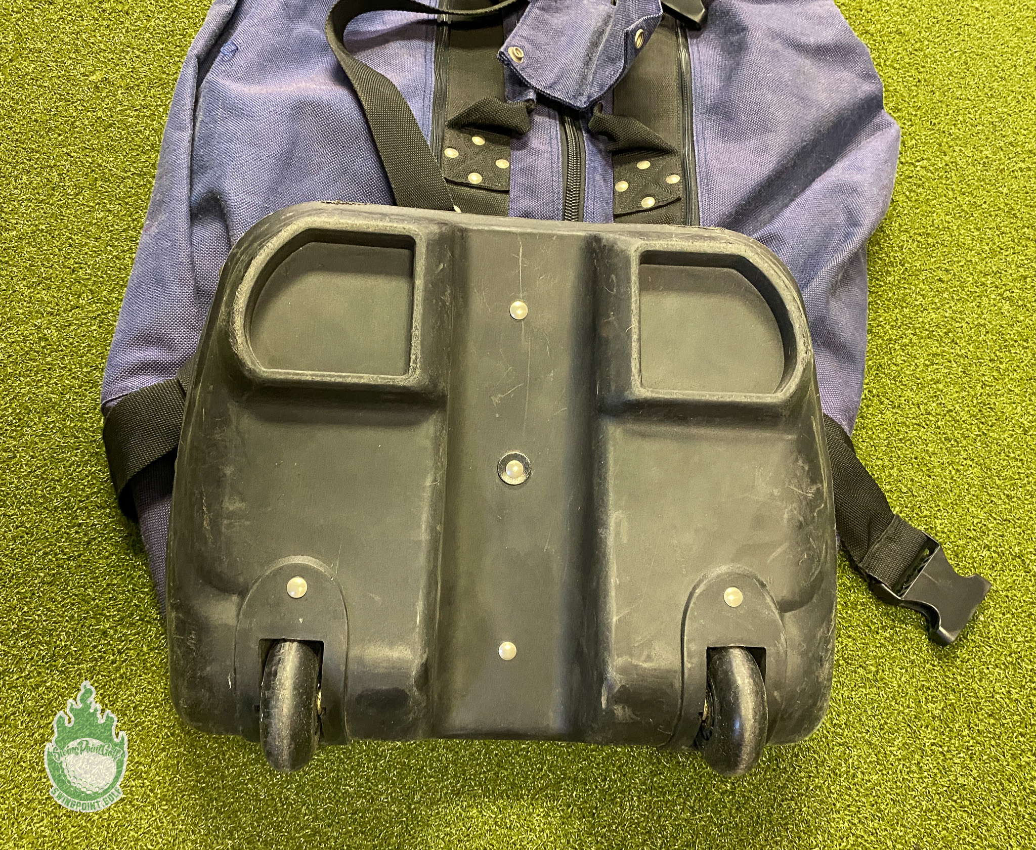 Used Ingear Golf Blue Golf Bag Travel Case with Wheels · SwingPoint Golf®