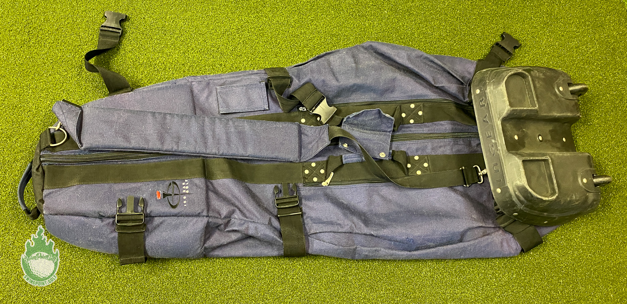 Used Ingear Golf Blue Golf Bag Travel Case with Wheels · SwingPoint Golf®