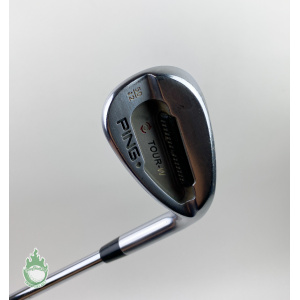 Used Ping Black Dot Tour-W 50*-12* Gap Wedge Ping AWT Stiff Flex Steel Golf