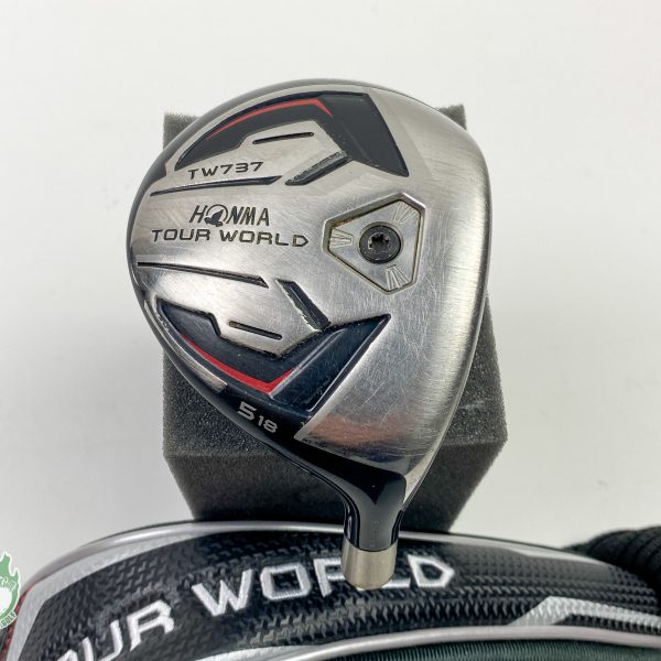 Used RH Honma Tour World TW737 Fairway 5 Wood 18* HEAD ONLY Golf Club