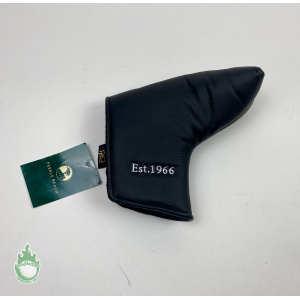 New Spyglass Hill Pebble Beach Golf Black Magnetic Blade Putter Headcover Rare