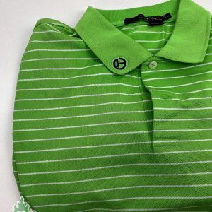 Used Ralph Lauren Scotty Cameron Circle T Men's Green Polo Shirt Size: Large