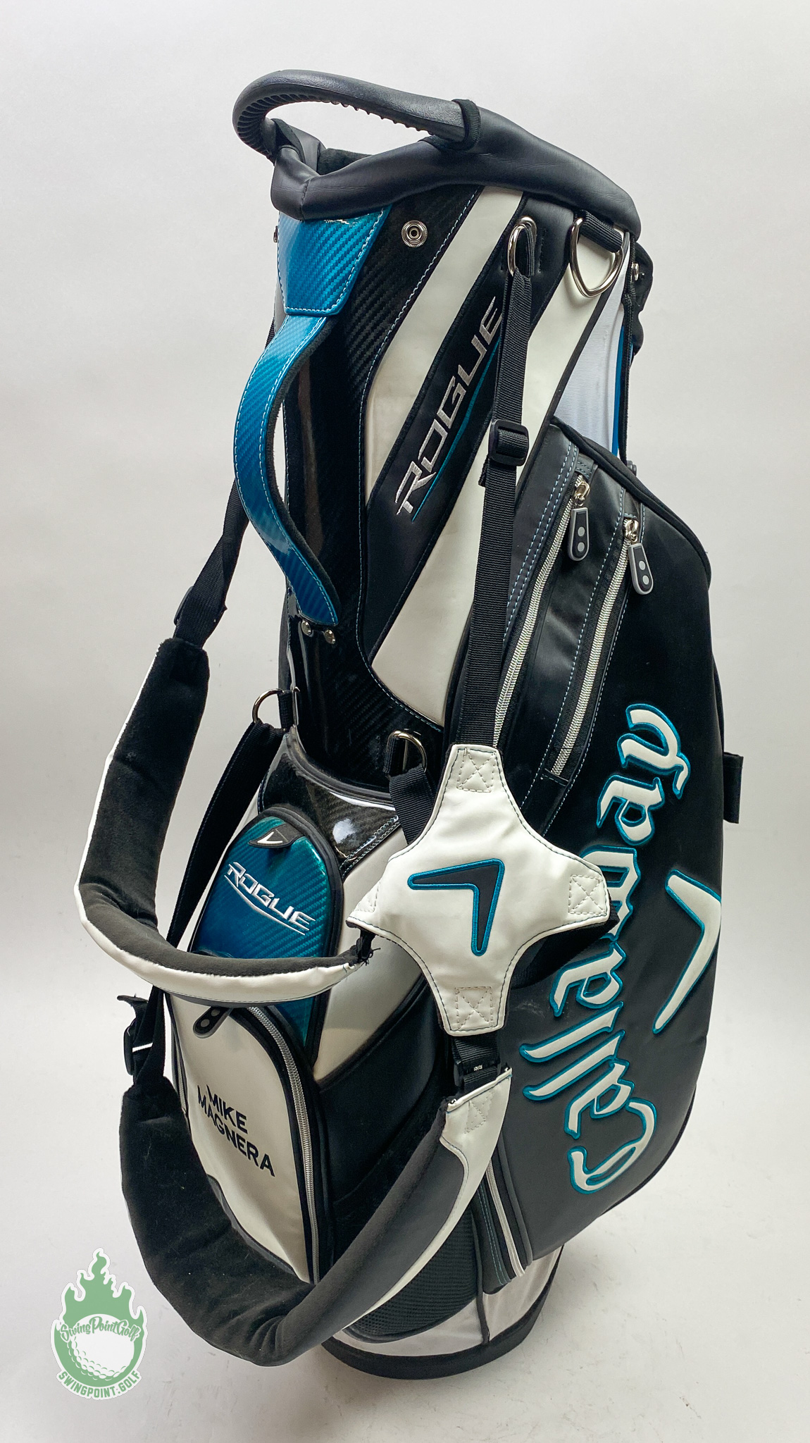 Used Callaway Rogue Stand Golf Cart Carry Bag 4-Way Bag with