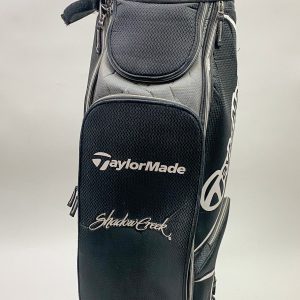 Used TaylorMade Cart Carry Golf Bag 6-way Black/Gray Ships Free