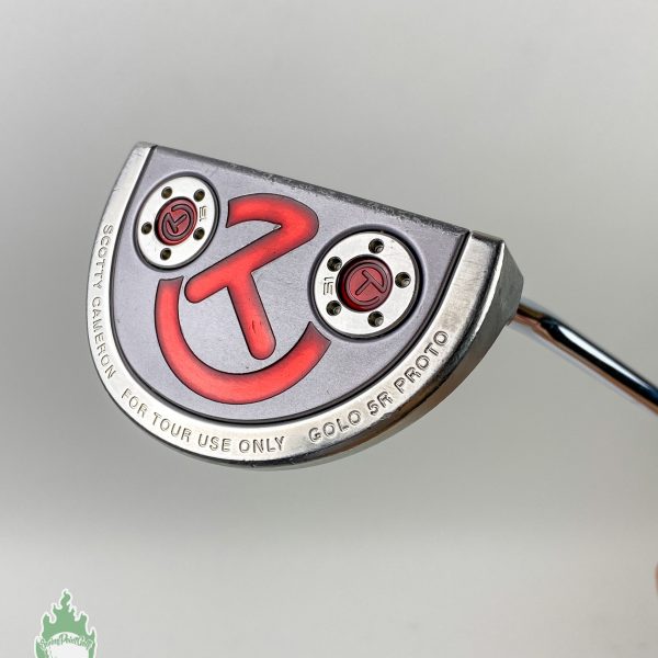 Used Scotty Cameron GOLO 5R Proto Circle T 34" For Tour Use Only Putter Steel