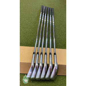 Used RH PXG 0311T Forged Gen 2 Irons 5-PW Project X LZ 6.0 120g Stiff Steel Set