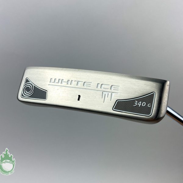 Used Right Handed Odyssey White Ice #1 340g Blade 35" Putter Steel Golf Club