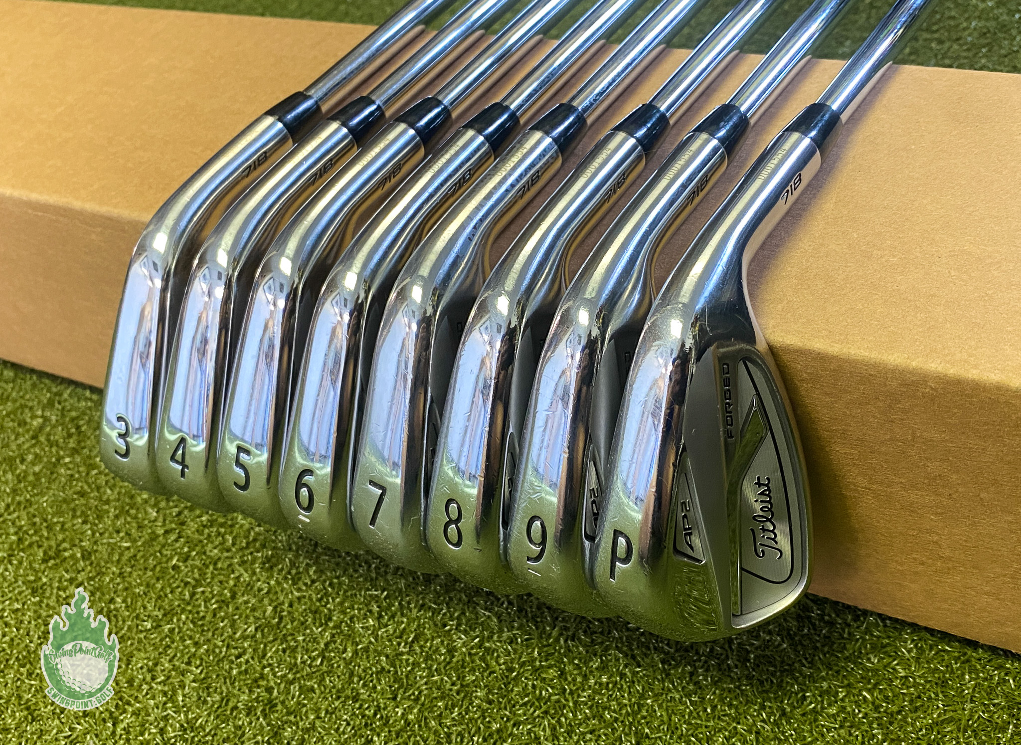 Titleist 718 AP2アイアンセットAMTTourWhite s300 IMG_5740.jpg