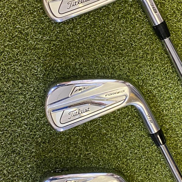 Used Titleist 718 AP2 Irons 3-PW AMT Tour White S300 Stiff
