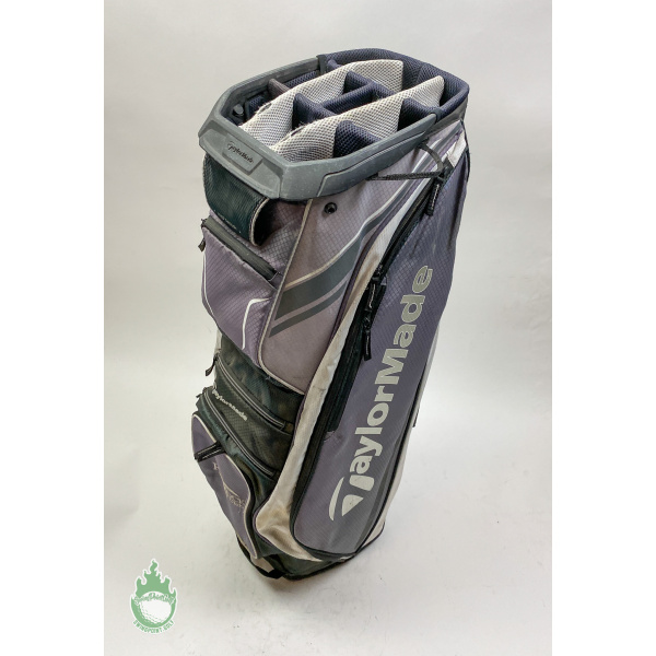 Used TaylorMade San Clemente Cart Carry Golf Bag – Black & Gray