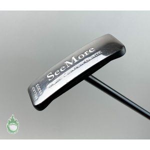 Used RH The SeeMore Milled SS303 Pure Center Blade 35" Putter Steel Golf Club