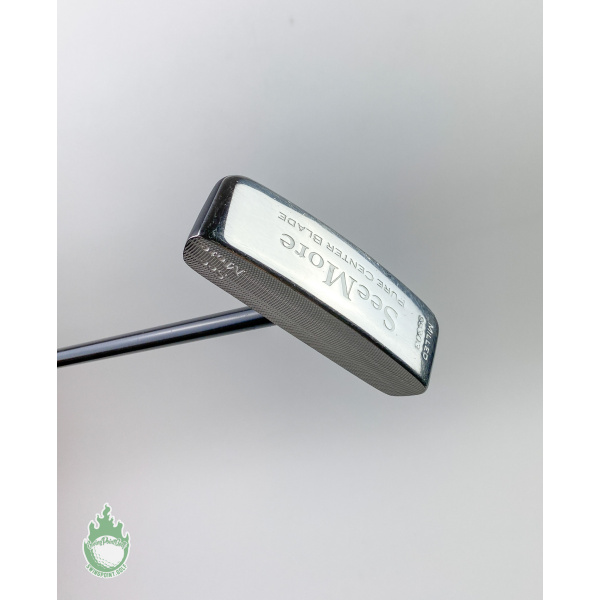 Used RH The SeeMore Milled SS303 Pure Center Blade 35″ Putter