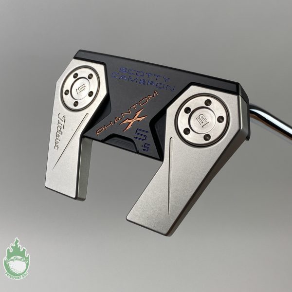 Used Custom Titleist Scotty Cameron Phantom X 5.5 Mallet 34" Putter Steel Golf