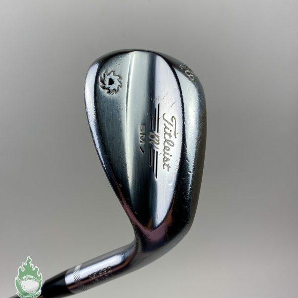 Used Titleist Vokey SM7 M Grind Tour Chrome Wedge 58*-08 AMT Stiff Flex Steel