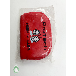 Brand New in Packaging ProTech High Roller Vinyl Mallet Putter Head Cover Red