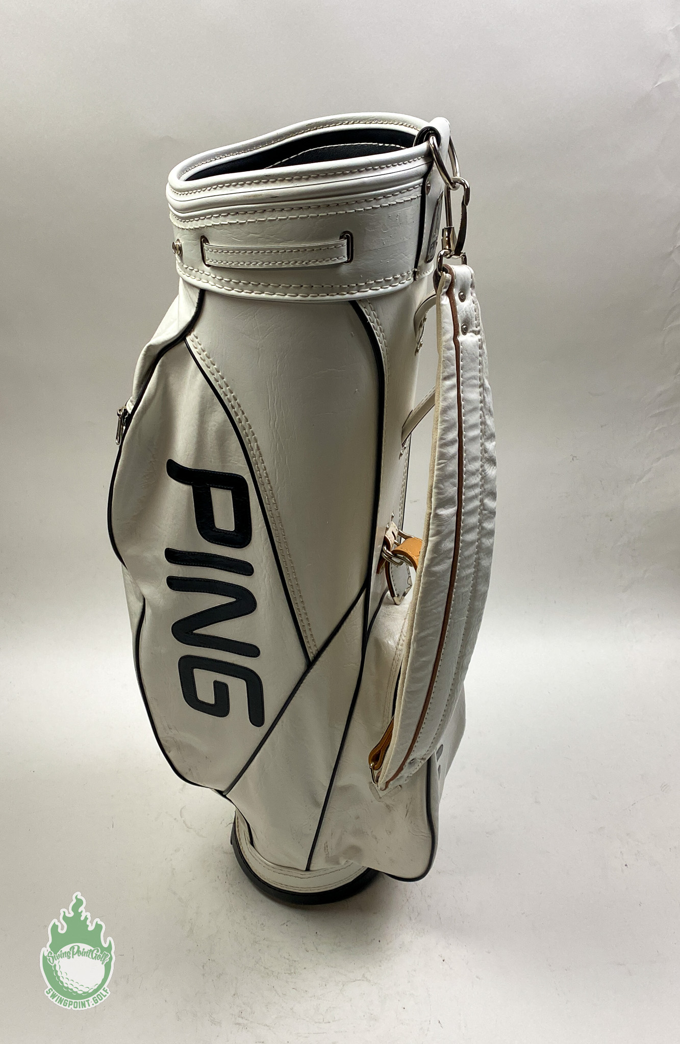 Vintage White Ping store Golf Bag