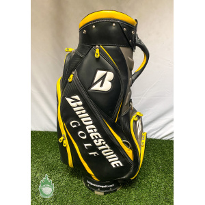 Used Bridgestone Golf Staff Bag Embroidered Lee Smith
