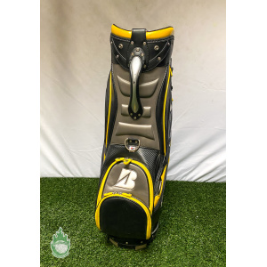 Used Bridgestone Golf Staff Bag Embroidered Lee Smith