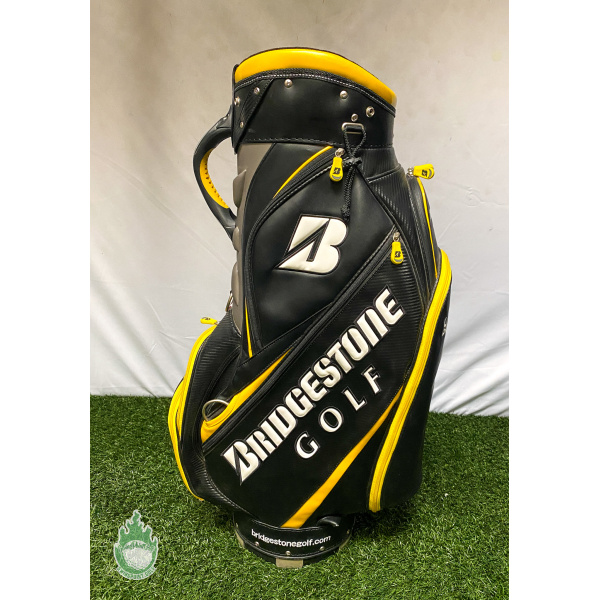 Used Bridgestone Golf Staff Bag Embroidered Lee Smith · SwingPoint