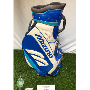 Mizuno Golf Staff Bag Embroidered/ Signed Dan Olsen 2006 w/ Member Tour Card