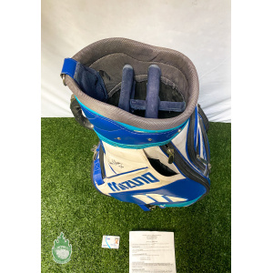 Mizuno Golf Staff Bag Embroidered/ Signed Dan Olsen 2006 w/ Member Tour Card