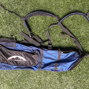 Used Sun Mountain Sunday Golf Bag Blue & Black Ships Free