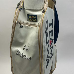 Used Team Daiwa Golf Staff Bag 6-Way Ships Free Embroidered w/ Paul Roberson