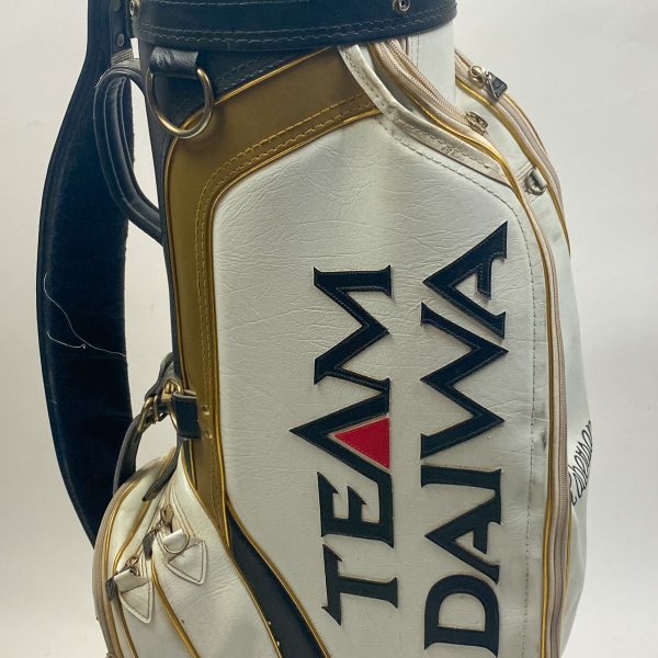 Used Team Daiwa Golf Staff Bag 6-Way Ships Free Embroidered w/ Paul Roberson