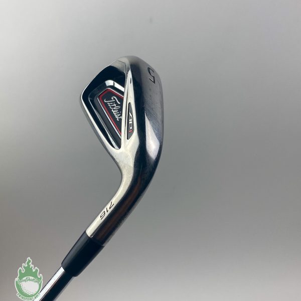 Used Titleist AP1 716 5 Iron Dynamic Gold AMT S400 Stiff Flex Steel Golf Club
