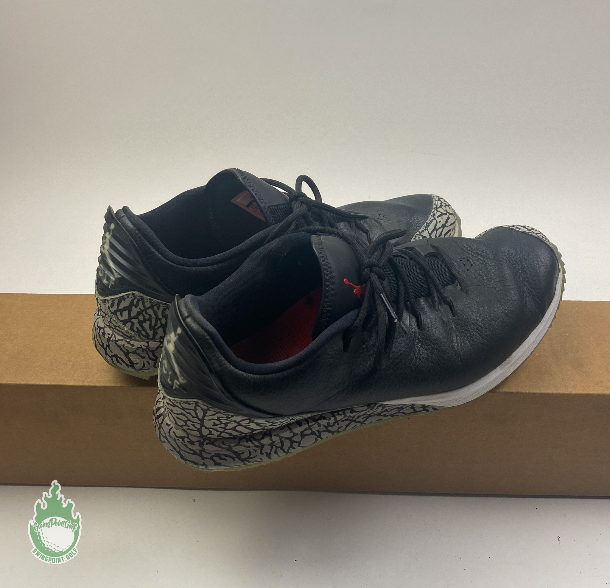 Nike Air Jordan ADG Spikeless Golf Shoes Black/Red/Cement