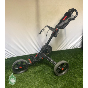 Used Clicgear Model 3.0 3 Wheel Collapsible Golf Push Pull Cart Ships Free