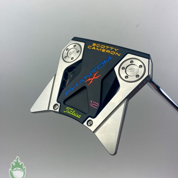 Used Titleist Scotty Cameron MOTO Turf Wars Phantom X 12 34" Putter Steel Golf