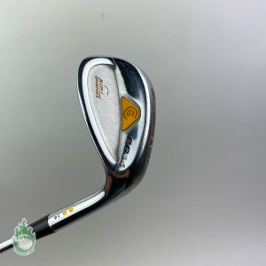 Used RH Cleveland CG14 Chrome Zip Grooves Wedge 56*-14 Wedge Flex Steel Golf