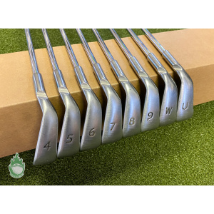 Used RH Ping Yellow Dot G20 Irons 4-PW/UW CFS Stiff Flex Steel Golf Club Set