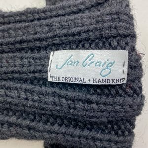 Jan Craig Summit Black Hand Knit Pom Pom Headcover Set Driver, Fairway & Hybrid