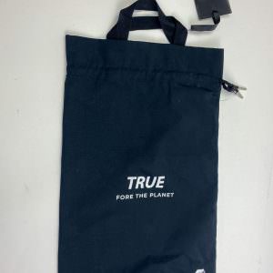 New True Linkswear Golf Shoe Bag Black - Fore The Planet
