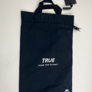 New True Linkswear Golf Shoe Bag Black - Fore The Planet
