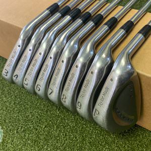 Used RH TaylorMade Burner Midsize Irons 3-PW Stiff Flex Steel Golf Club Set
