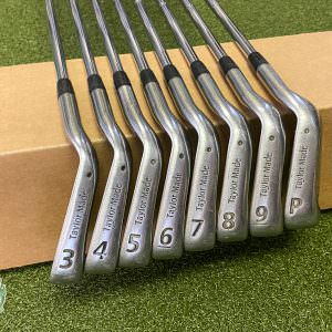 Used RH TaylorMade Burner Midsize Irons 3-PW Stiff Flex Steel Golf Club Set