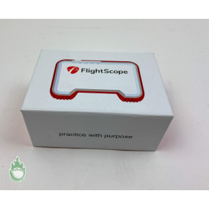 Used in Box FlightScope Mevo Golf Launch Monitor With Charger & Carry Case