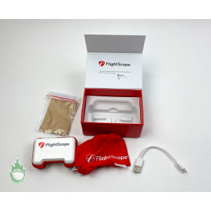 Used in Box FlightScope Mevo Golf Launch Monitor With Charger & Carry Case