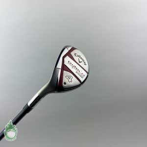 LEFT Handed Callaway Diablo Edge 4 Hybrid 24° Stiff Graphite Shaft Golf Club