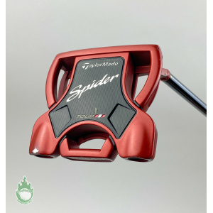 Used Right Handed TaylorMade Spider Tour Red 35" Putter Steel Golf Club