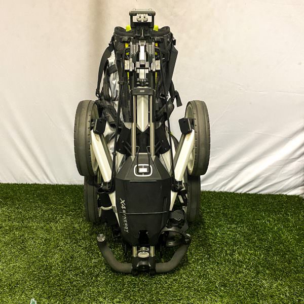 Used Ogio X 4 Synergy 4 Wheel Golf Push Cart and Bag Ships Free SwingPoint Golf