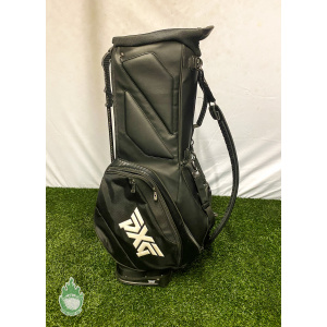 Used PXG Golf Hybrid Stand Bag Black 6-Way Parsons Extreme Golf Ships Free