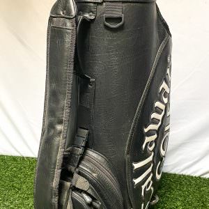 Vintage Callaway 6-way Cart Carry Golf Staff Bag - Black