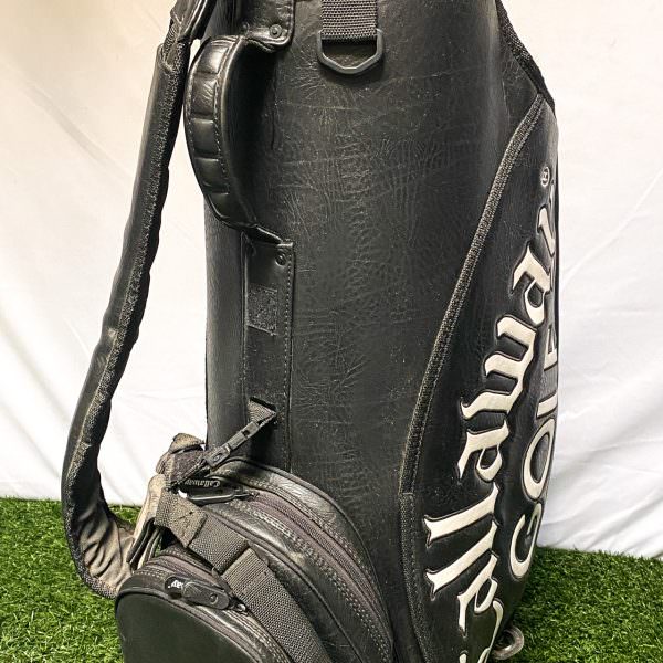 Vintage Callaway 6-way Cart Carry Golf Staff Bag - Black