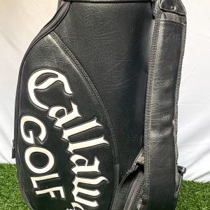 Vintage Callaway 6-way Cart Carry Golf Staff Bag - Black