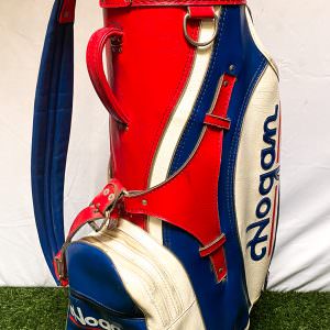 Vintage Ben Hogan 6-way Cart Carry Golf Staff Bag - Red, White, Blue